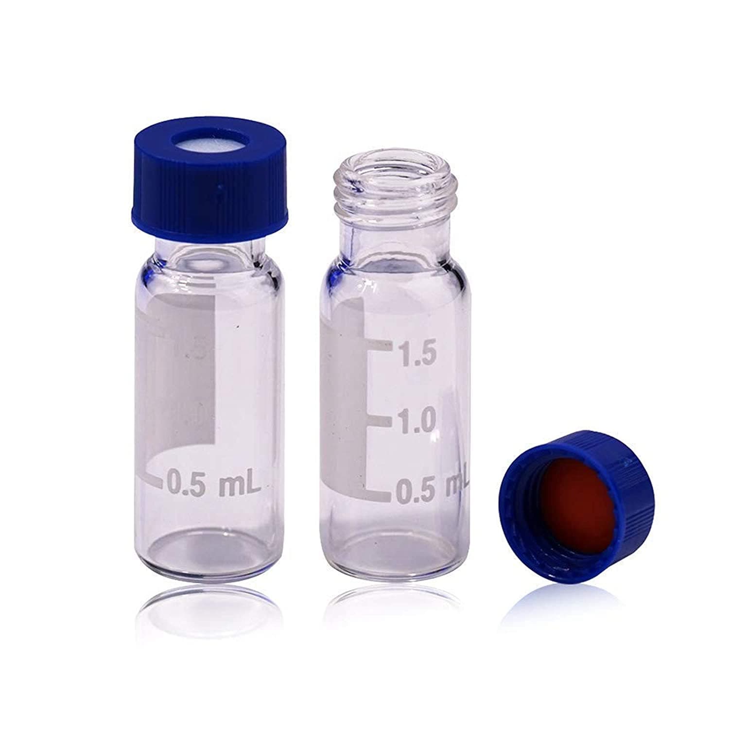 beckman HPLC sample vials open top